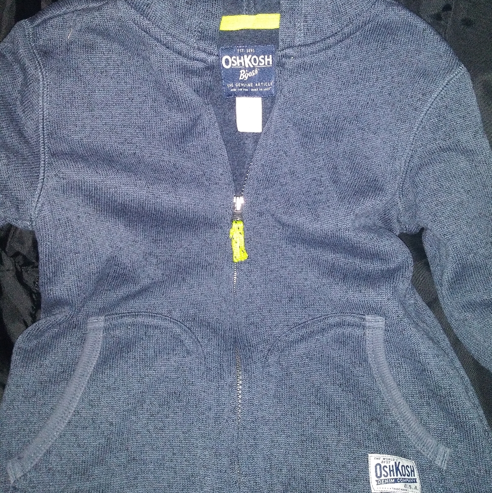 Boys Oshkosh zippered hoodie